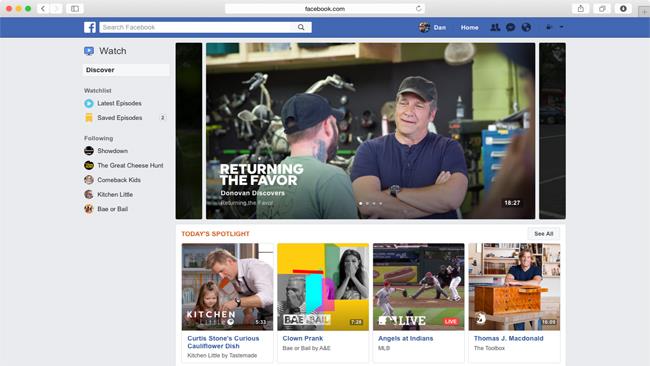 Facebook Watch: debutta la piattaforma per gli show su Facebook Facebook Watch