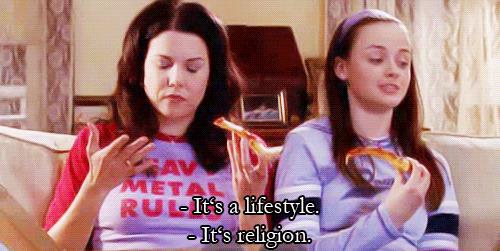 Lorelai e Rory in una scena di Gilmore Girls Le Gilmore Girls Lauren Graham e Alexis Bledel