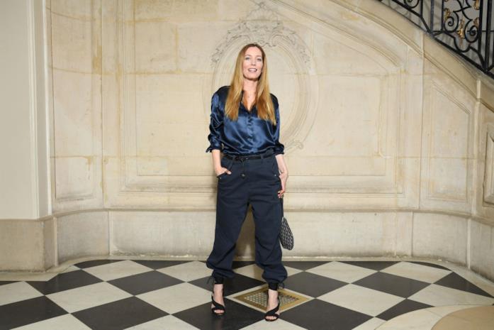 Lucie de la Falaise alla sfilata Dior Lucie de la Falaise in front row da Dior