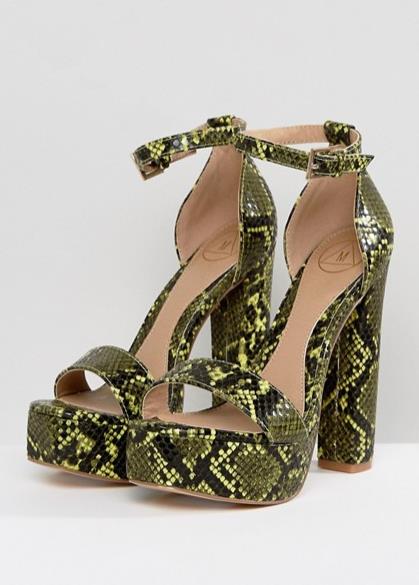 Sandali Missguided da regalare a Natale Sandali Missguided per Natale
