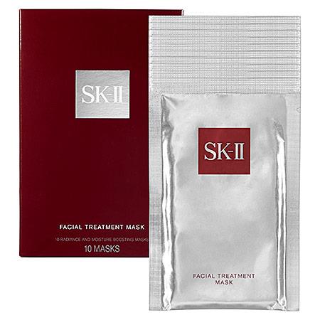 La maschera per viso SK-II Una confezione della maschera per viso SK-II