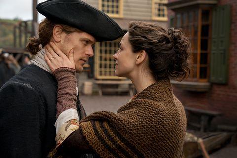 Outlander raggiungerà i romanzi come Game of Thrones? Un'immagine da Outlander