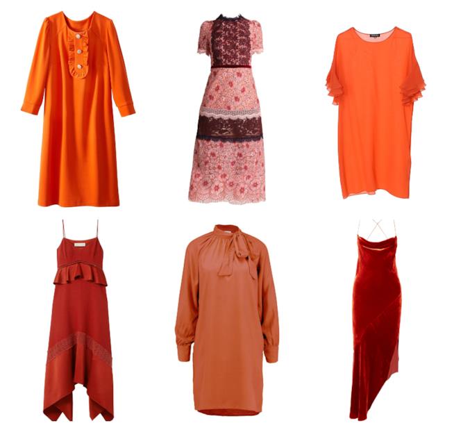 Vestiti tendenza terracotta per l'estate e l'autunno 2018 Abiti colore terracotta di moda per l'estate e autunno 2018
