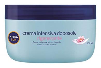 Crema intensiva doposole rigenerante con estratto di fiori di loto