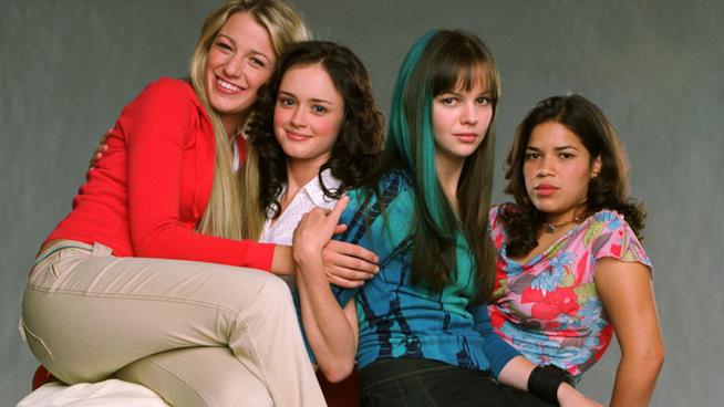 La reunion di 4 amiche e un paio di jeans con America Ferrera a disegno il cast di 4 amiche e un paio di jeans