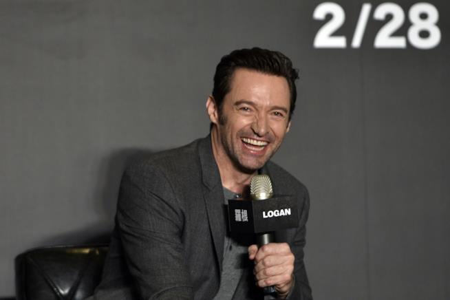 Hugh Jackman è in Italia Hugh Jackman durante la promozione del film Logan