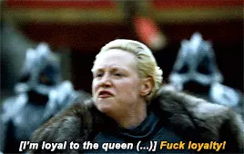 Brienne e Jaime Brienne discute con Jaime di lealtà