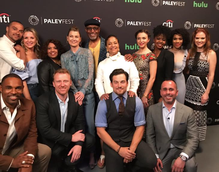 Il cast di Grey's Anatomy protagonista del PaleyFest 2017 Il cast di Grey's Anatomy al PaleyFest 2017