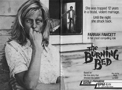 Quando un donna, film con Farrah Fawcett nel ruolo di una moglie maltrattata La locandina del film per la televisione Quando una donna, storia di un uomo violento verso la moglie