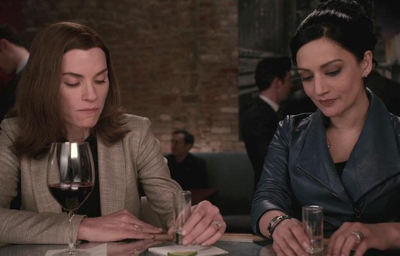 Alicia e Kalinda in The Good Wife L'ultima scena tra Alicia e Kalinda in The Good Wife