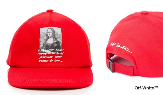 Cappello da baseball Monna Lisa cappello con stampa della Gioconda di Leonardo