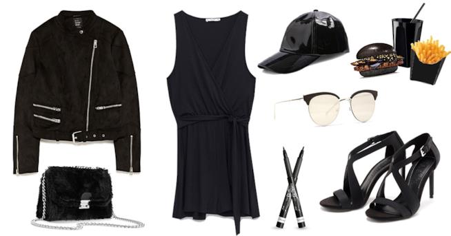 Consigli di outfit total black con budget di 100 euro Capi outfit total black per budget di 100 euro