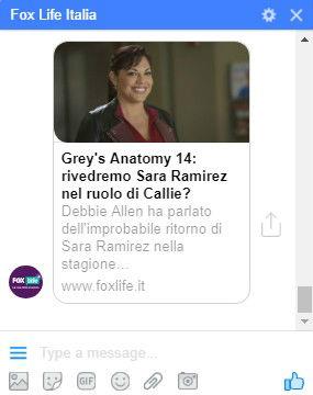 Bot Chat di Grey's Anatomy Grey's Anatomy il bot
