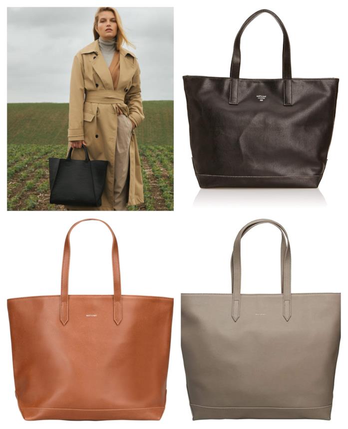 Shopping bag con i materiali riciclati di moda per l'autunno 2018 Le borse con i materiali 100% riciclati di tendenza per l'autunno 2018