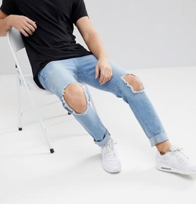 Jeans skinny lavaggio chiaro