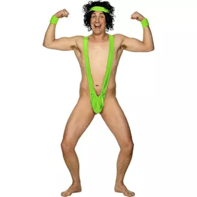Costume intero da uomo modello Borat