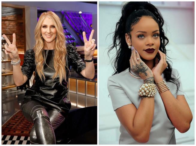 Céline Dion ha citato Rihanna per rispondere ai giornalisti Primo piano di Céline Dion e Rihanna
