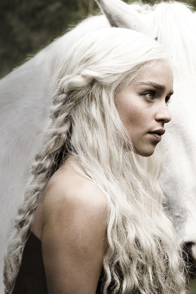 Capelli biondo platino Daenerys Targaryen Capelli biondo platino Daenerys Targaryen in Game of Thrones