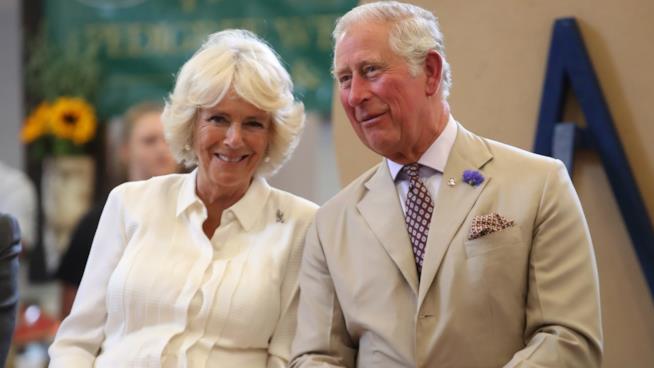 Camilla e Carlo: un'ora per stirare le loro lenzuola da viaggio Camilla e Carlo