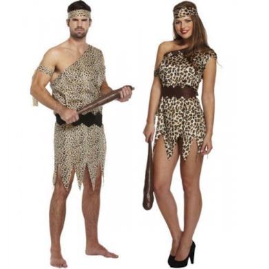 Uomo & Donna delle caverne In abbinato - Coppia Costume