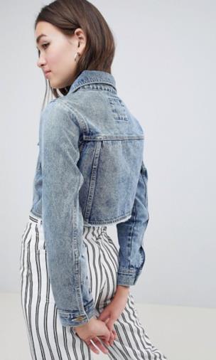 Giacca corta di jeans