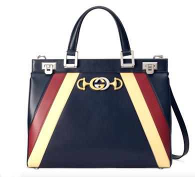 Borsa a mano Gucci Zumi in pelle misura media