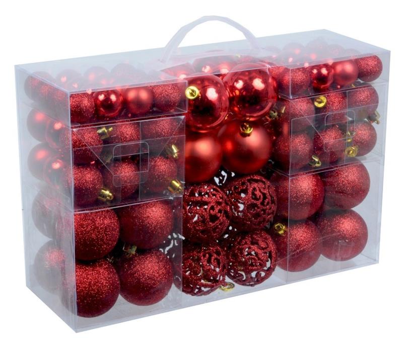 Palline rosse Palline di Natale rosse