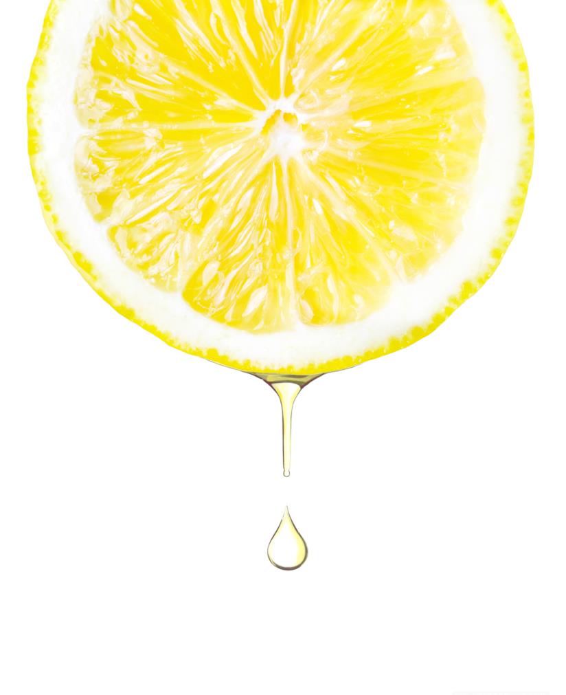Il limone e tutte le sue proprietà benefiche fetta di limone con goccia che scende