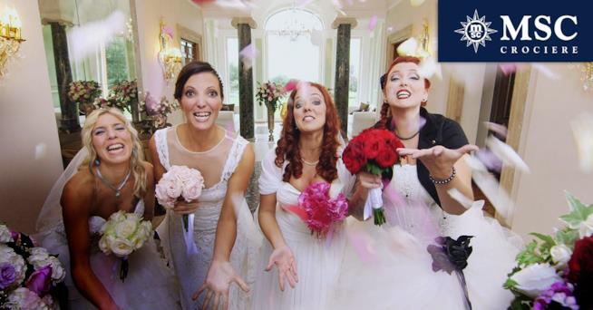 Le spose dell'episodio 2 di Quattro Matrimoni in Italia Spose sorridenti a Quattro Matrimoni in Italia