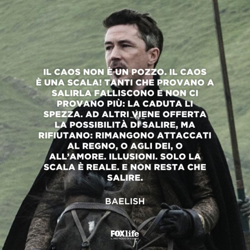 Frase Baelish Baelish a cavallo