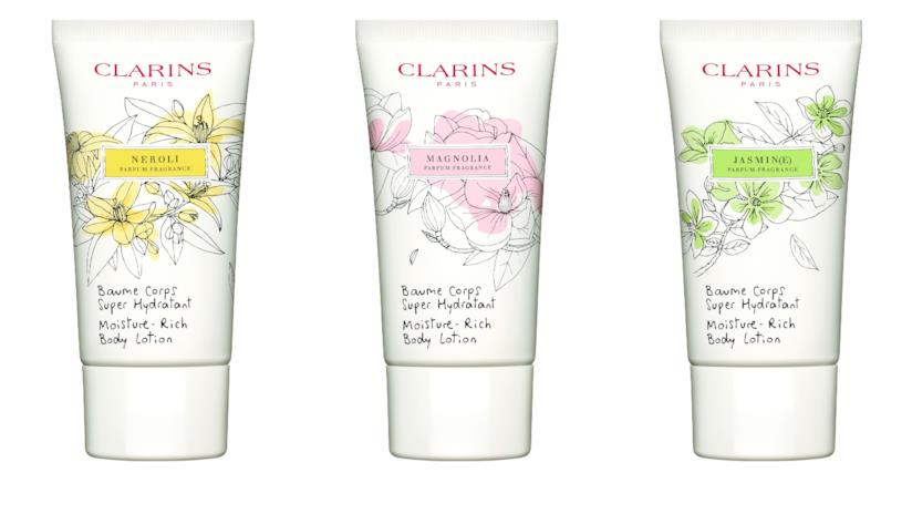 Clarins presenta le sue ultime novità skincare e make-up Baume Corps Clarins, le limited edition