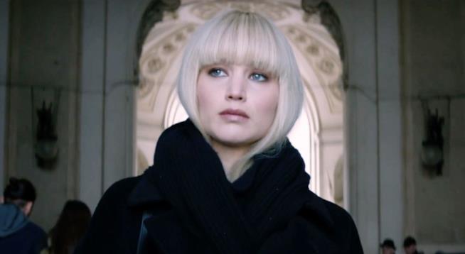 Jennifer Lawrence in Red Sparrow Jennifer Lawrence nel trailer del film Red Sparrow