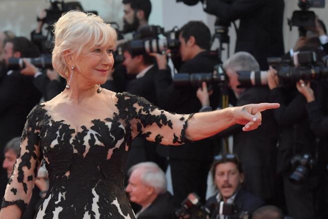 Luc Besson ha scelto Helen Mirren come sua action girl Helen Mirren alla 74a Mostra del Cinema di Venezia