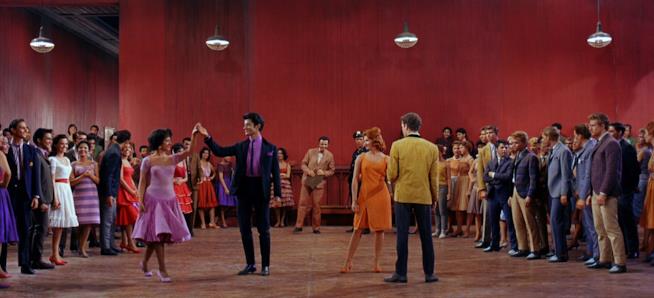 Una immagine da West Side Story Una immagine del ballo dal film West Side Story