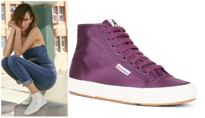 Alexa Chung e la linea di Superga Collage tra Alexa Chung e le Superga