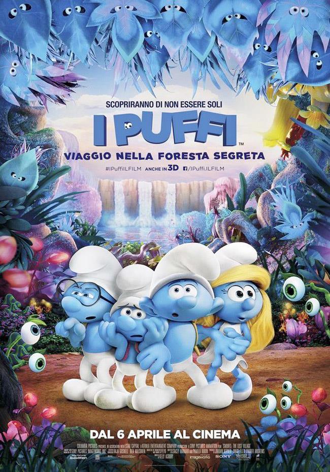 Il nuovo film dei Puffi Locandina del film dei Puffi