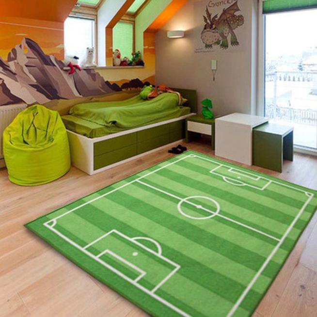 Scegliete un tappeto per giocare Tappeto per Bambini con campo di calcio