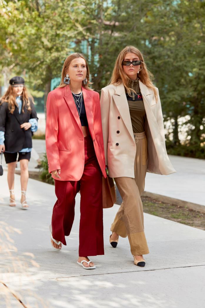 Blazer oversize Outfit composto da blazer oversize dallo Street Style di Copenhagen 2019