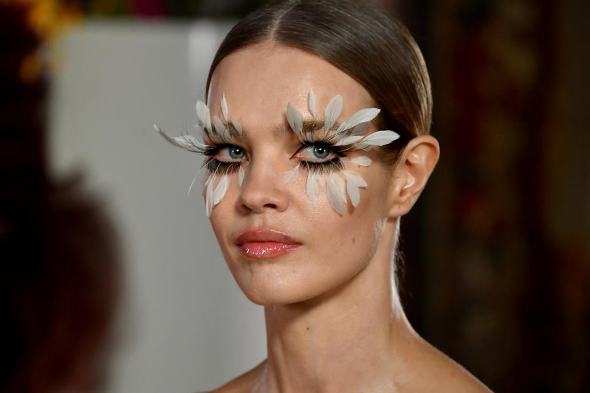 Un'immagine della sfilata di Valentino