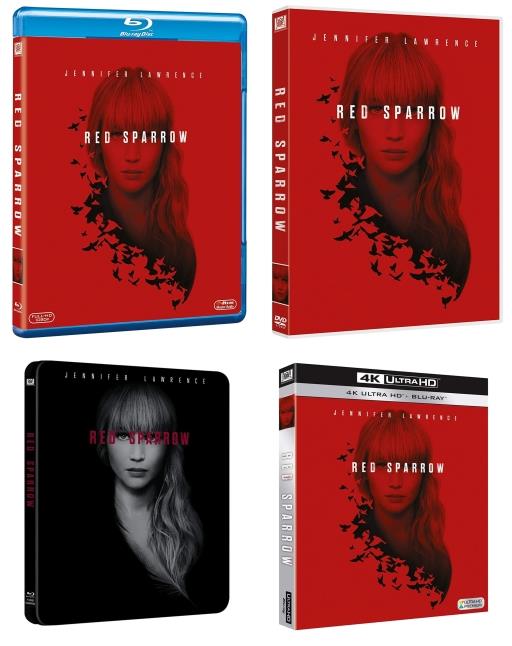 Edizioni home video di red Sparrow Red Sparrow, le edizioni home video