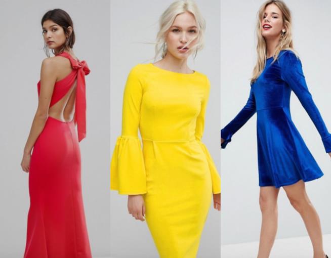 Colori primari Tre outfit nei colori primari