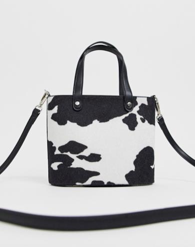 Borsa a stampa cow