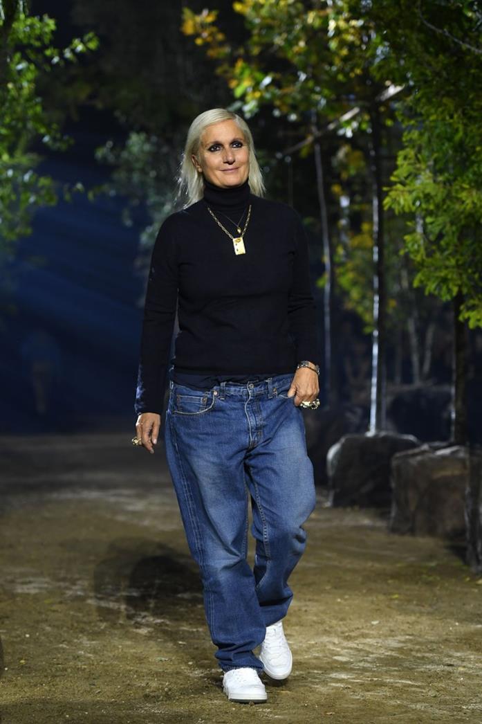 Maria Grazia Chiuri Maria Grazia Chiuri alla sfilata Dior