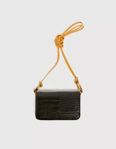 Mini bag in finta pelle