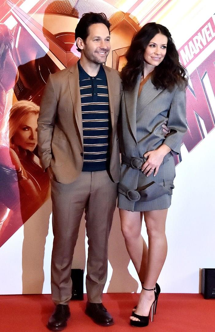 Evangeline Lilly e Paul Rudd incontrano la stampa a Roma Evangeline Lilly e Paul Rudd promuovonoAnt-Man a Roma