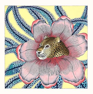 Baobab Cat Scarf 90 HERMES