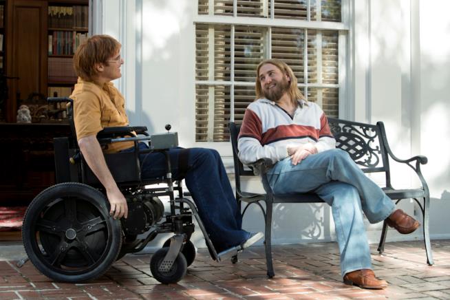 Joaquin Phoenix, Jonah Hill nel film Don't Worry di Gus Van Sant I due protagonisti del nuovo film di Gus Van Sant, Don't Worry