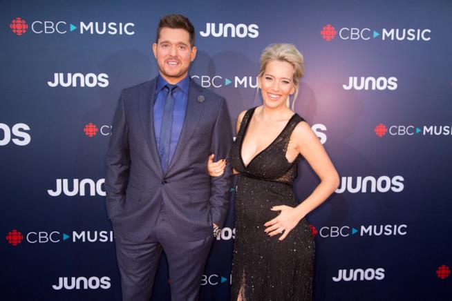Michael Bublé con la moglie Luisana Lopilato Michael Bublé e Luisana Lopilato