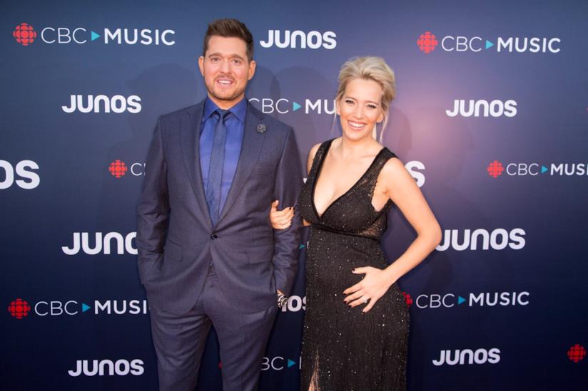 Michael Bublé con la moglie Luisana Lopilato Michael Bublé e Luisana Lopilato