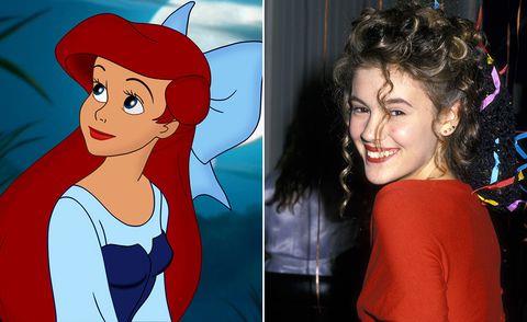 Ariel e Alyssa Milano a confronto Alyssa Milano musa ispiratrice per Ariel della Disney